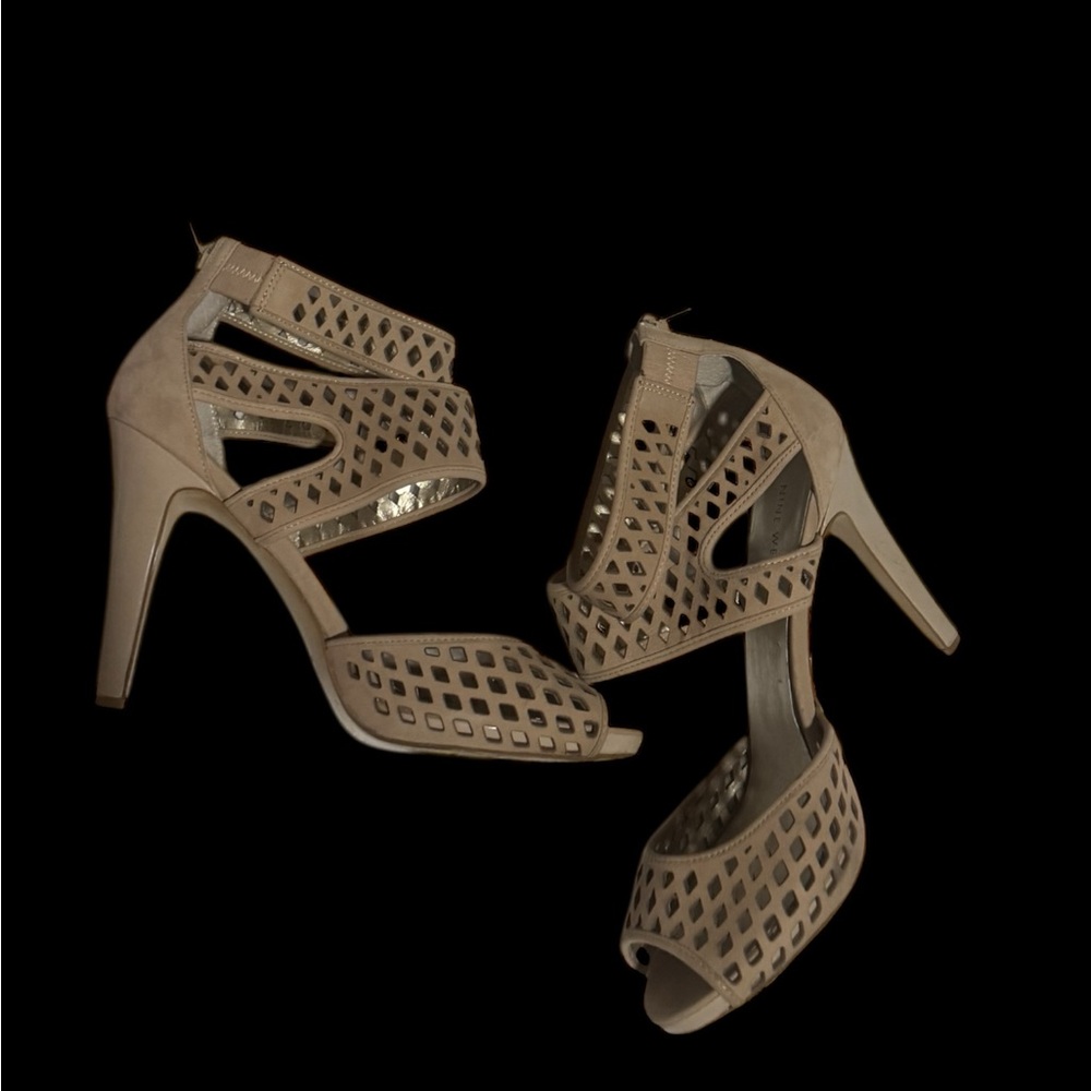 Nine West Brown Cutout Heels